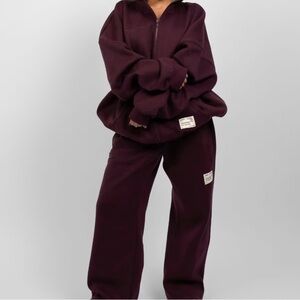 COMFRT CLOTHING Affirmation Set in Maroon